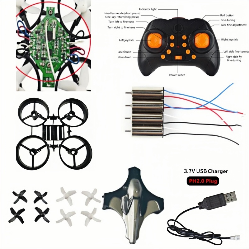Drone Kit Build Yourself - Kit Completo de Drone DIY 2.4G