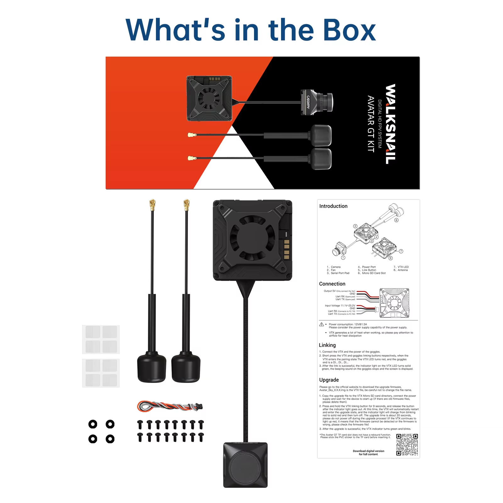 Kit Caddx Walksnail Avatar GT  - Drone Kit Fpv avaliação e preço
